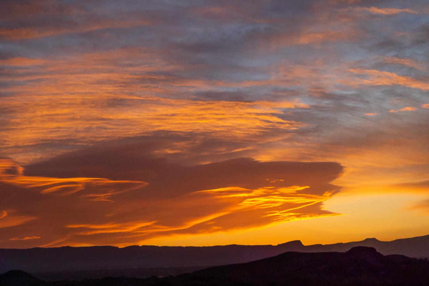 Sunrise over the Bookcliffs and Grand Mesa